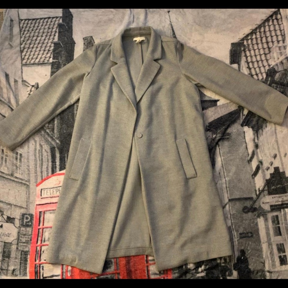 H&M Grey Trench Coat